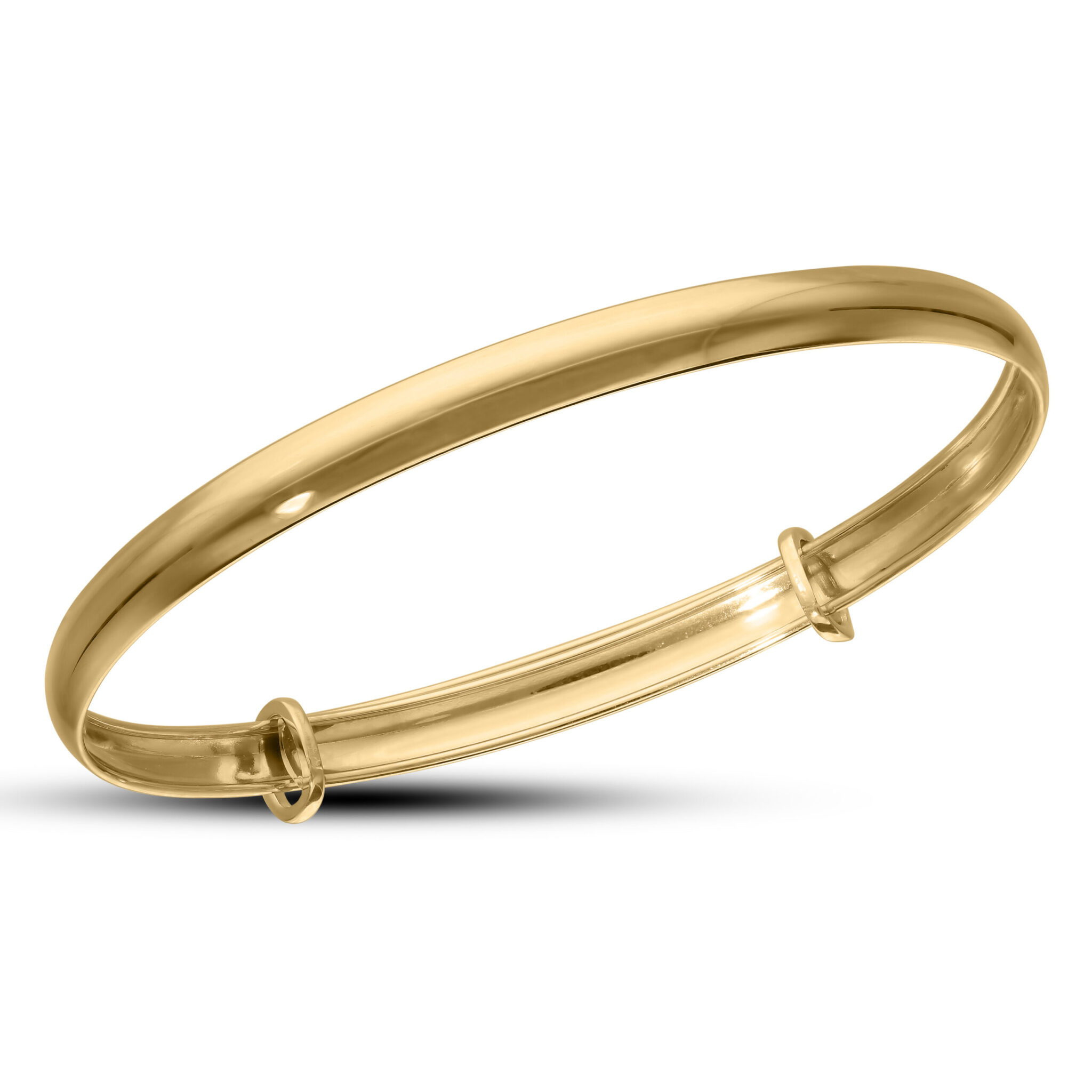 9ct Gold Little Princess Baby Bangle main image 0