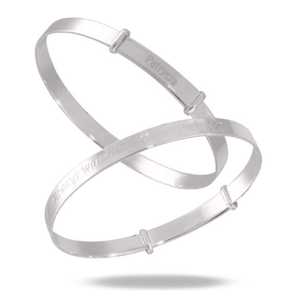 personalised baby bangle